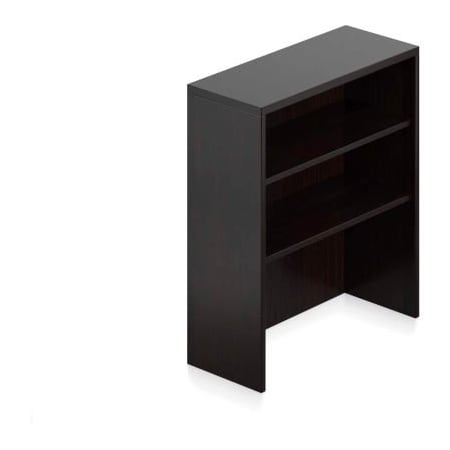 Gec Offices To Go - Hutch Bookcase - 36"W x 15"D x 36"H - Espresso SL36HO-AEL